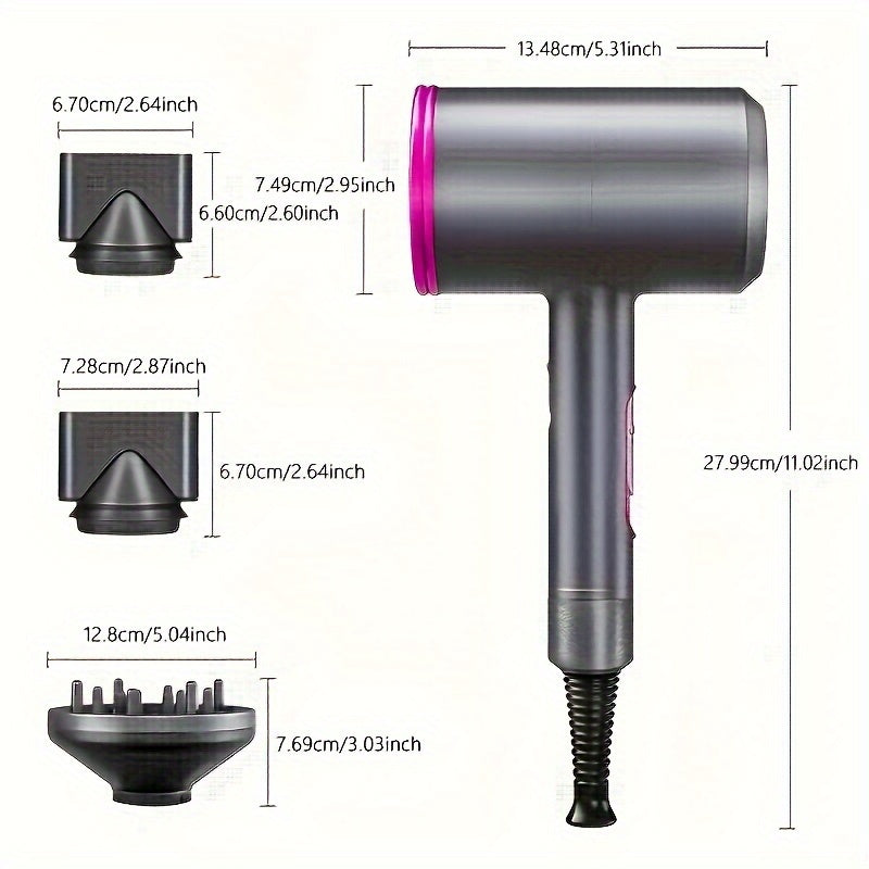 Professional H&C Hair Dryer With Diffuser Ionic Conditioning