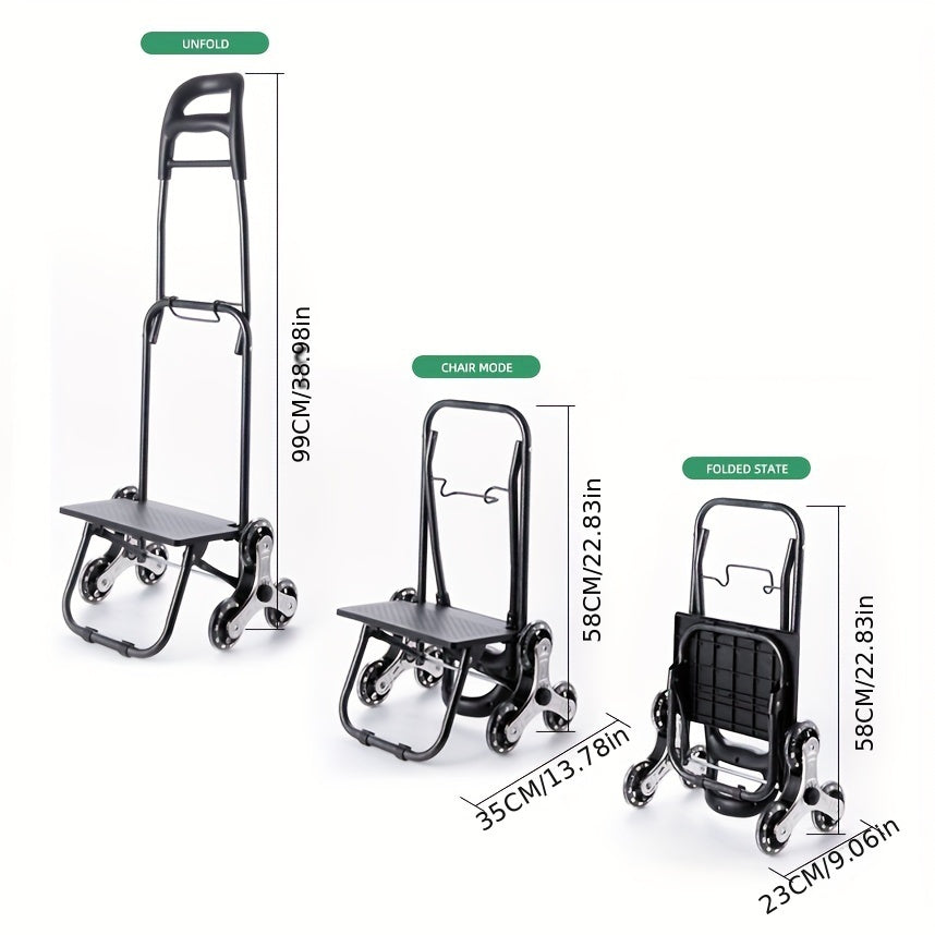 Folding Travel Cart With Adjustable Handle