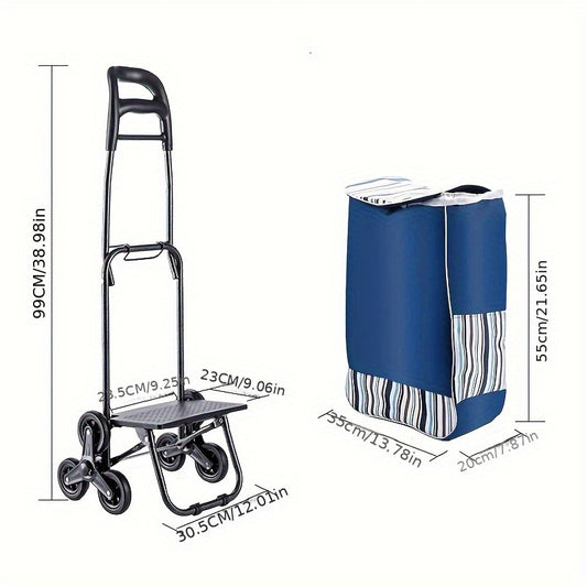 Folding Travel Cart With Adjustable Handle