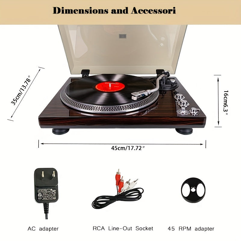 Record Player Antique Vinyl Record Turntable