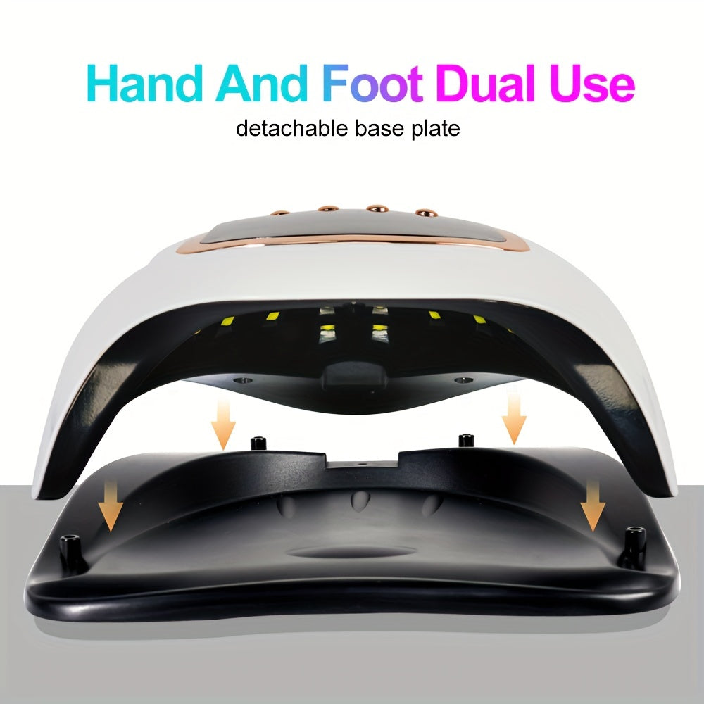 High-Power Gel Nail Lamp Dryer (white)