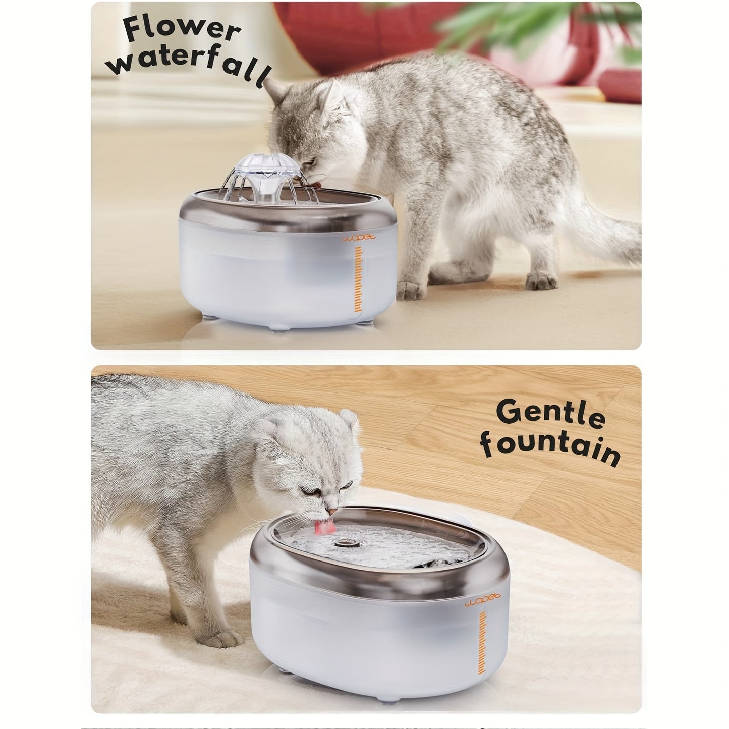 Indoor Cat Drinking Fountain (64 Oz/2 Liters)