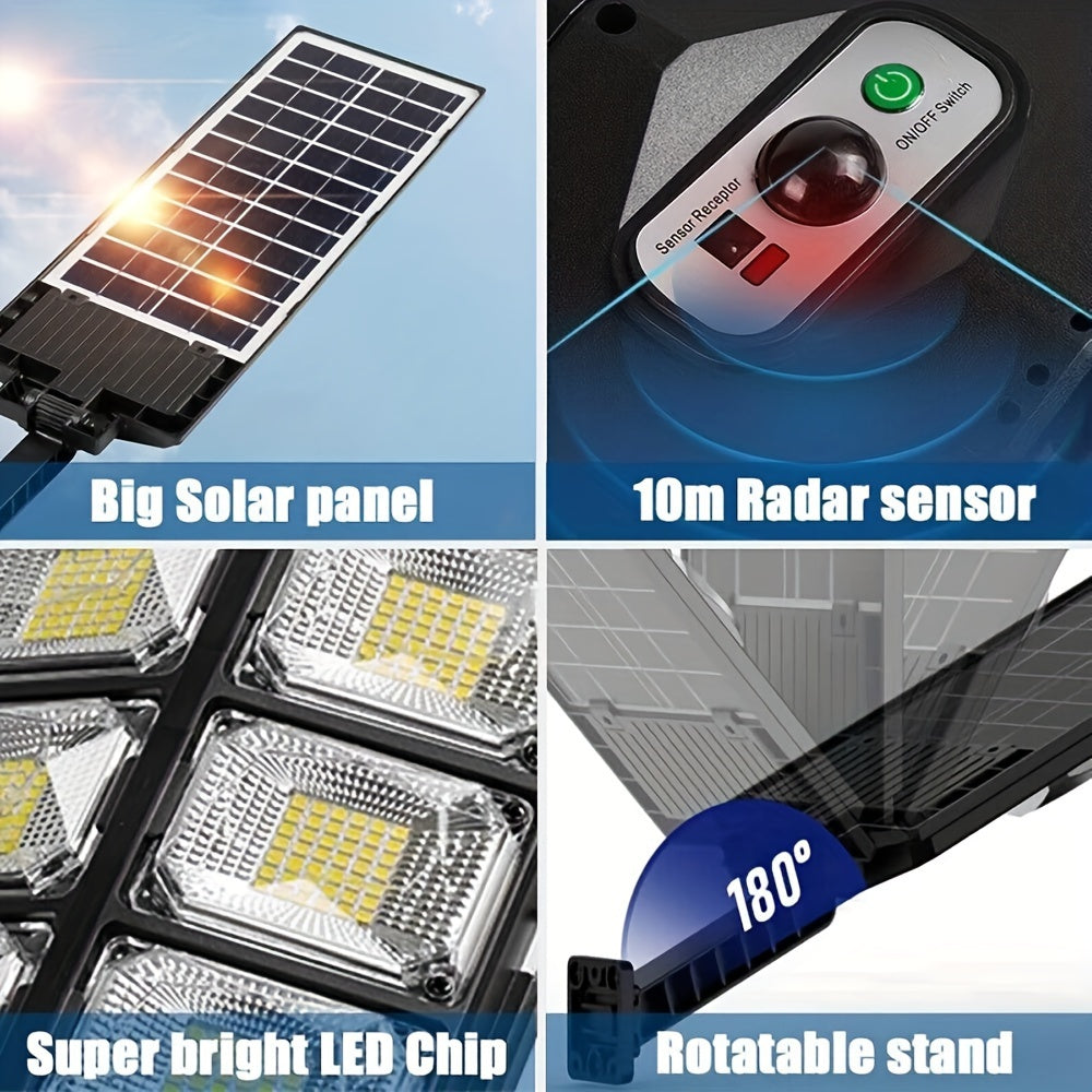 Giant Ultra-Bright Solar 6500K 20000LM Outdoor Lighting